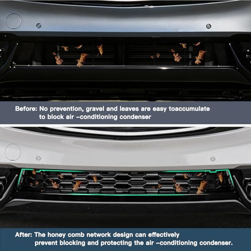 Image of Ruiya 2026 CX5 Front Grill Mesh Inserts Trims for 2026 Mazda CX-5 Accessories ABS Material Front Grille Guard Compatible with 2026 Mazda CX 5(Lower Grill Mesh)