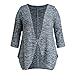 NP T-shirt oversize femme cardigan oversize top fat sister - Bleu - XXXL