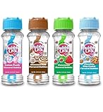 Bubble Lick Variety Flavored Bubbles 4 Pack Cinnamon Roll Watermelon Cookie Cotton Candy USA Made