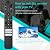 RC813 Remote Control Compatible with TCL Google TV LED QLED 4K UHD Smart TVs Replacement S4 S5 Q6 QM7 Series, 40ft Range, Netflix Shortcut Large Button Design