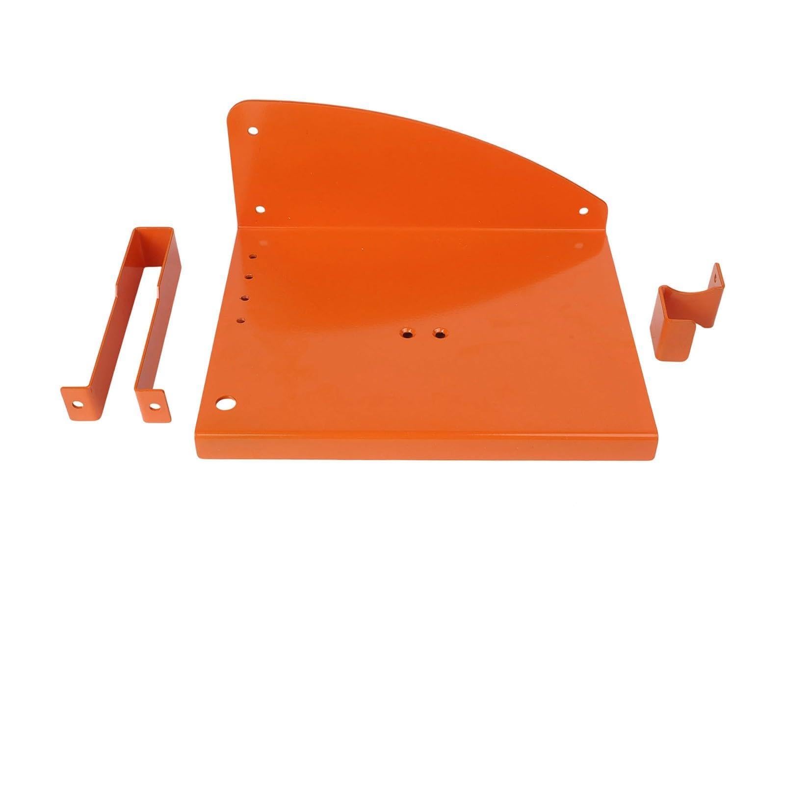 Support mural pour tronçonneuse MS250 MS251 en métal robuste orange avec crochet