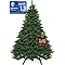 CASARIA® Premium Weihnachtsbaum künstlich M 140 cm naturgetreu viele Spitzen Stabiler Metallständer einfacher Aufbau Tannenbaum