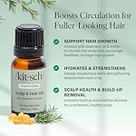 Kitsch Rosemary Oil for Hair Growth – Hair Oil with Biotin, Castor & Jojoba – Pre-Wash Scalp oil for Hair Care – Lavender Scent – 10mL - Image 2