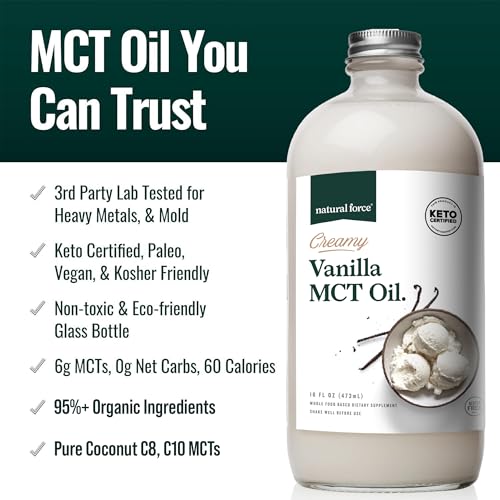 Natural Force Creamy Vanilla MCT Oil