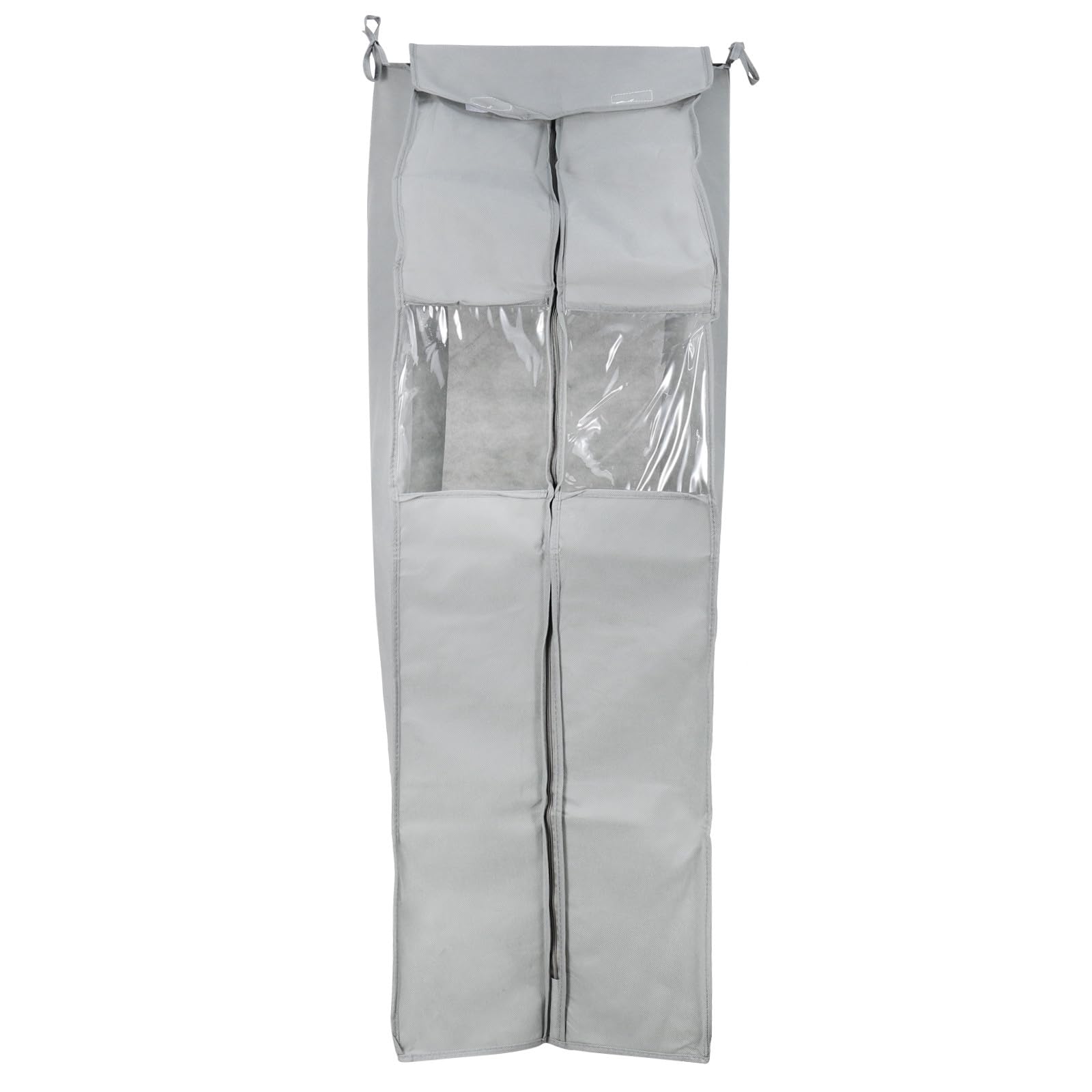 Funda Protectora Plegable para Ropa Colgante Cierre de Cremallera y Tejido No Tejido Resistente para Uso Doméstico