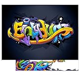 10 Kinder Einladungskarten Einladung Kindergeburtstag Graffiti Jungen und Mädchen Kinder-Geburtstag Geburtstag Party Einschulung 5 6 7 8 9 10 11 12 13 14