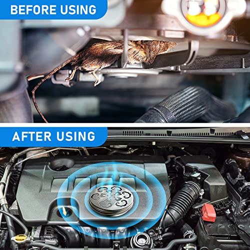 Lousye Rodent Repellent For Car Engines, Mighty Peppermint Oil To Repel Mice And Rats,Environmentally Friendly And Humane Mouse Trap For Car Engines,House,Pest Control For Indoor (White-4 Packs) #TOP1