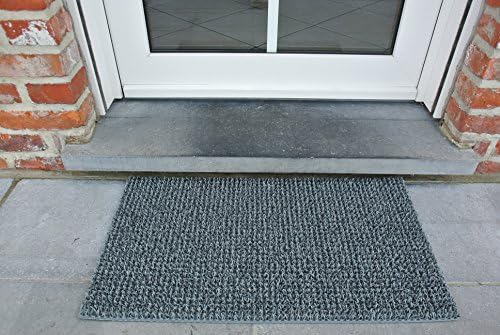 AstroTurf 10187314FG 40 x 70 cm Classic High Performance Outdoor Scraper Doormat - Slate Grey