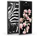Produktbild kwmobile Sony Xperia 10 Hülle - Handyhülle für Sony Xperia 10 - Handy Case in Magnolien Design Rosa Weiß Transparent