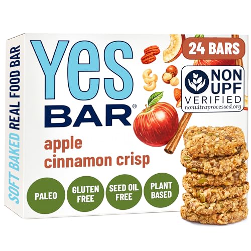 Image of YES Nut Bars - Healthy Snack Bar (Apple Cinnamon, Original 24 count)
