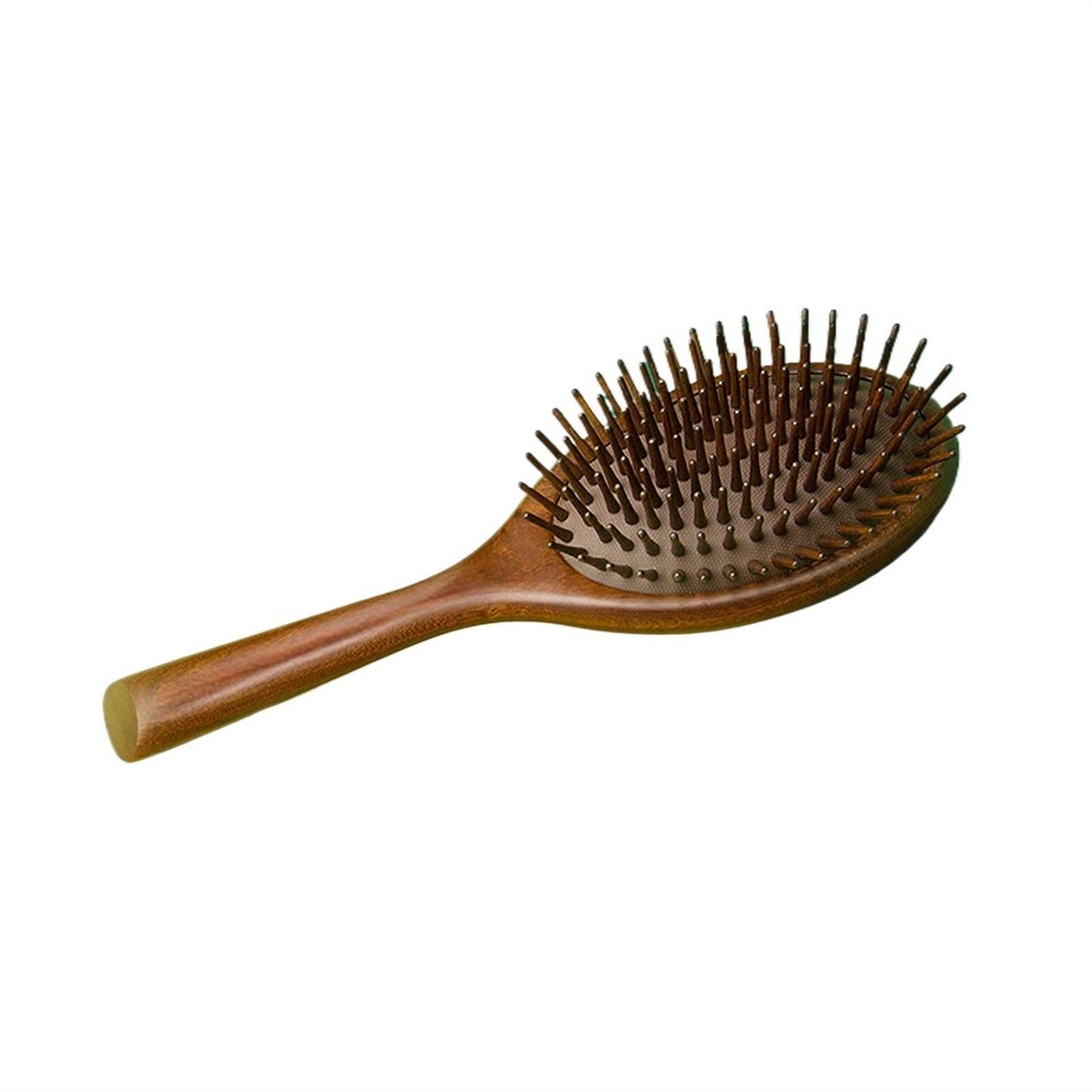Spazzola per Capelli in Legno, Pettine per Massaggio, districante, Antistatico, Ovale, massaggiatore per Cuoio capelluto, Spazzola per Capelli con Cuscino d'Aria, Crespi