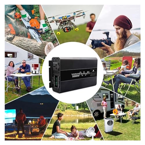 Onduleur pure sinus 12V 5000W haute efficacité avec conversion de puissance - 2
