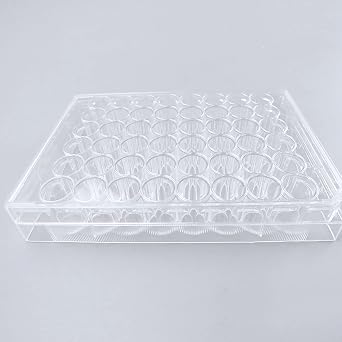 48-Well Sterile Culture Plate, TC Treated Cell Culture Plates Tissue Culture Treated Plate, Individually Wrapped, Pack of 10