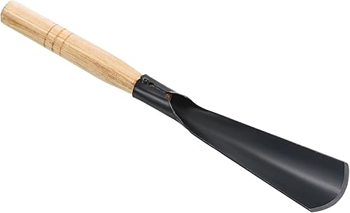 PATIKIL Paleta de jardín de plantación de 12 pulgadas, paquete de 2 paletas de raíz, pala de mano de jardín, herramientas de jardinería para trabajo