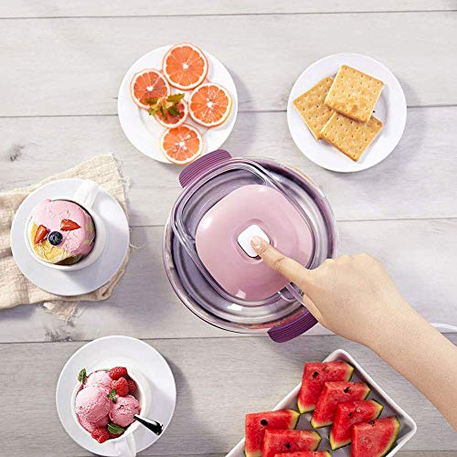 YYAI-HHJU Eismaschine Mini Frozen Fruit Treats Maschine Vollautomatischer Persönlicher Mixer Für Joghurt Sorbet Desser… – Bild 3