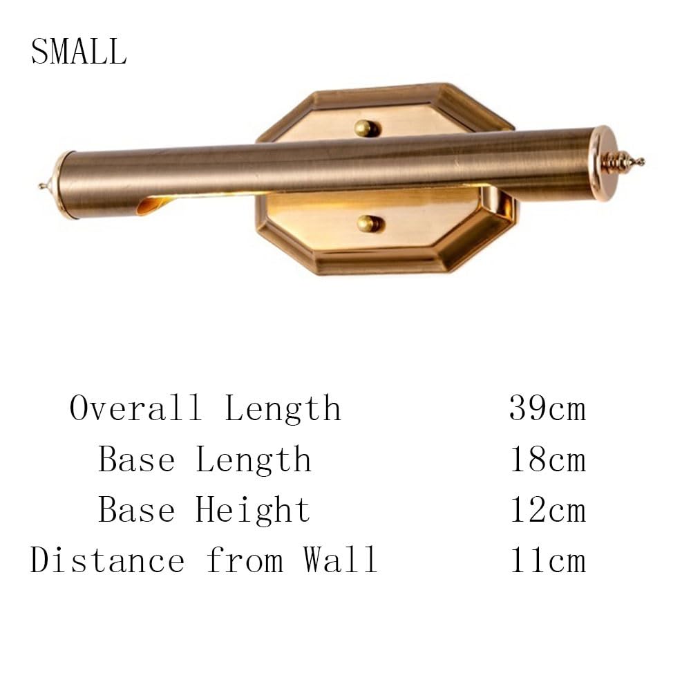 Kinkiet Retro minimalistyczna metalowa lampa ścienna do toaletki, obraz olejny, oświetlenie artystyczne, dekoracja domu, galeria kawiarni Lampa ścienna do łazienki(Mały)