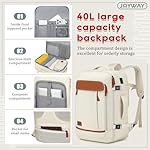 Joyway Expandable Carry on Luggage Sets Airline Approved, Lightweight Hard Shell 20 Inch Carry-on Suitcase with Spinner Wheels - Image 4