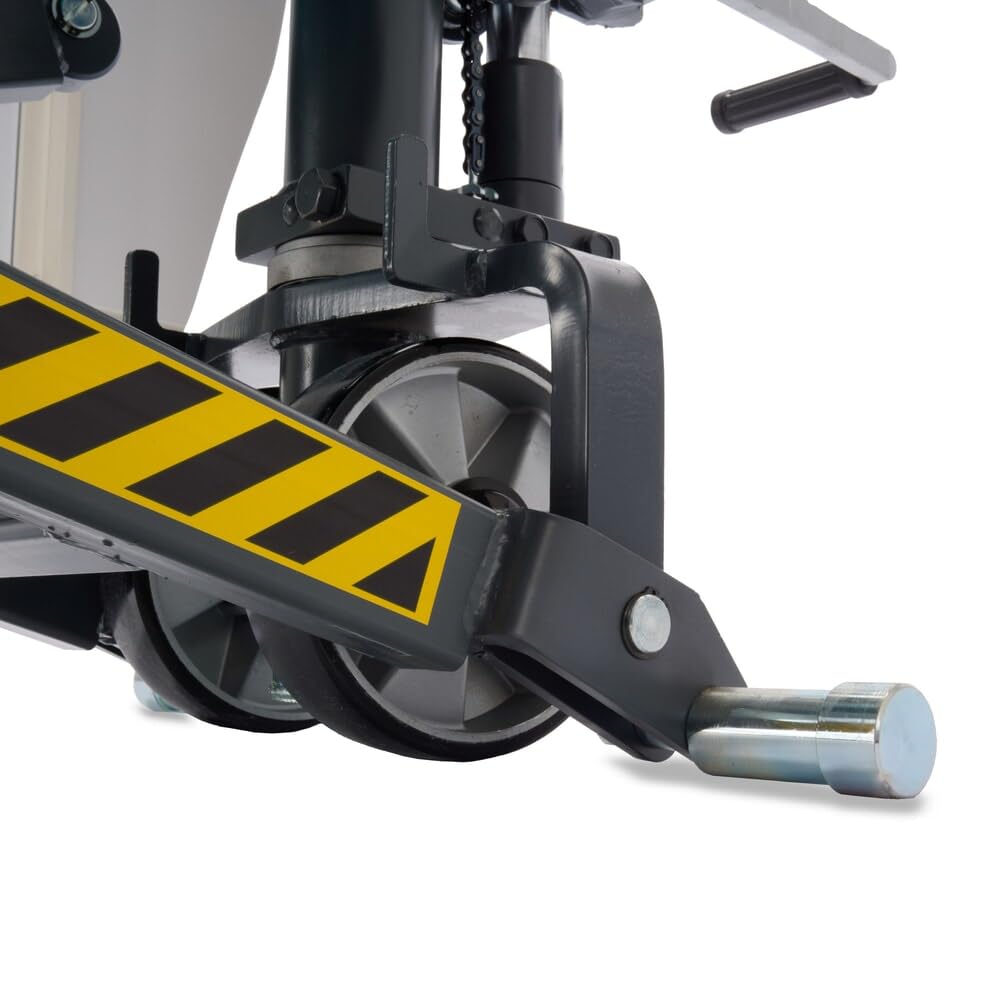 Ameise Scherenhubwagen PTM | 1.000 kg Tragkraft | 85-800 mm Hubbereich | 1.150 mm Gabellänge | Lenkrad aus robustem Polyurethan | Nylon Einfach-Gabelrollen | Hubtisch mit Schnellhub bis 200 kg