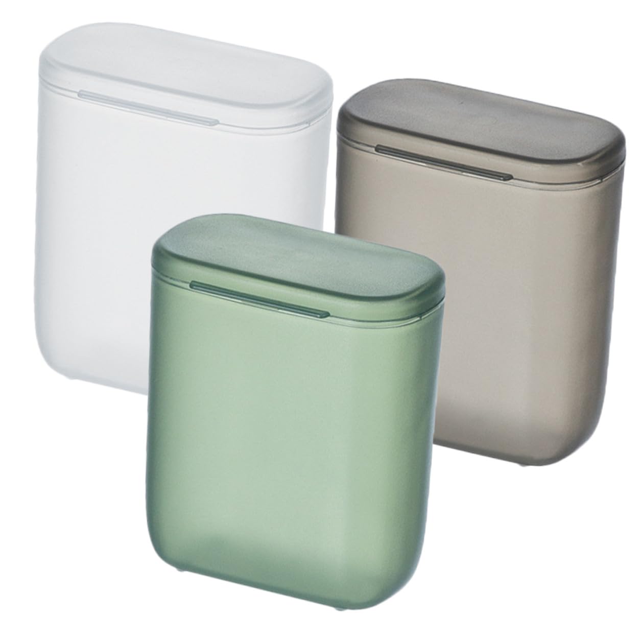 Boîtes de rangement en plastique solides et légères avec couvercles amovibles de protection - 8