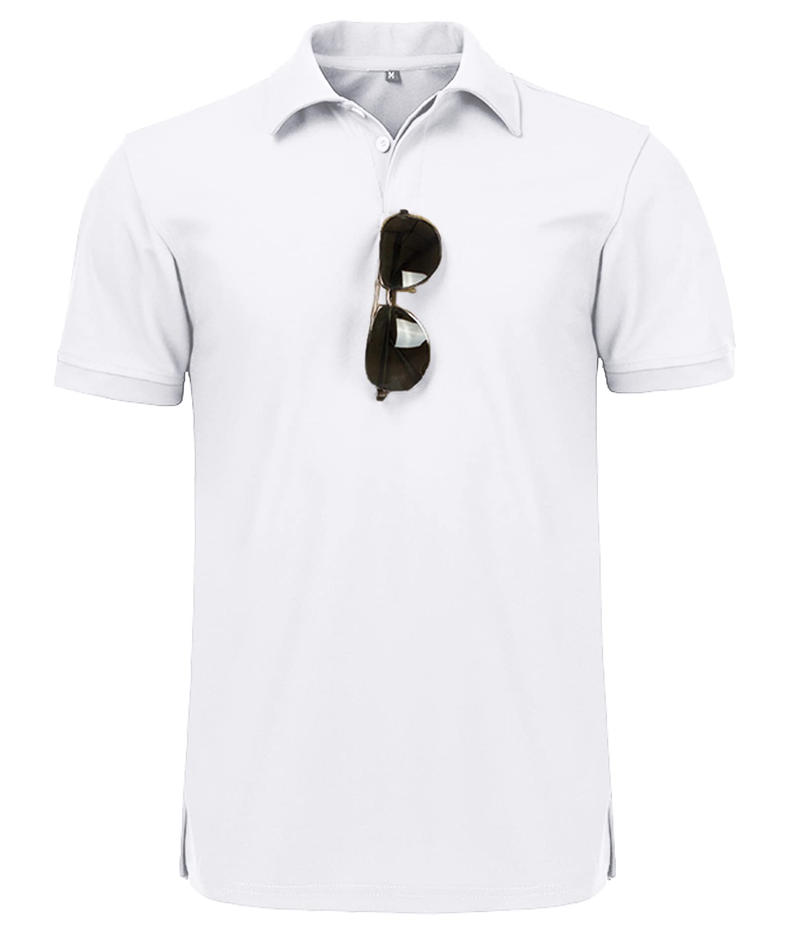 SCODI Polo tactique à manches courtes pour homme - T-shirt de golf athlétique pour homme - T-shirt décontracté à col