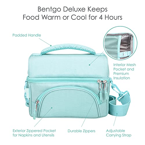 Image of Bentgo Deluxe Insulated Lunch Bag with Adjustable Strap & Outer Pocket
