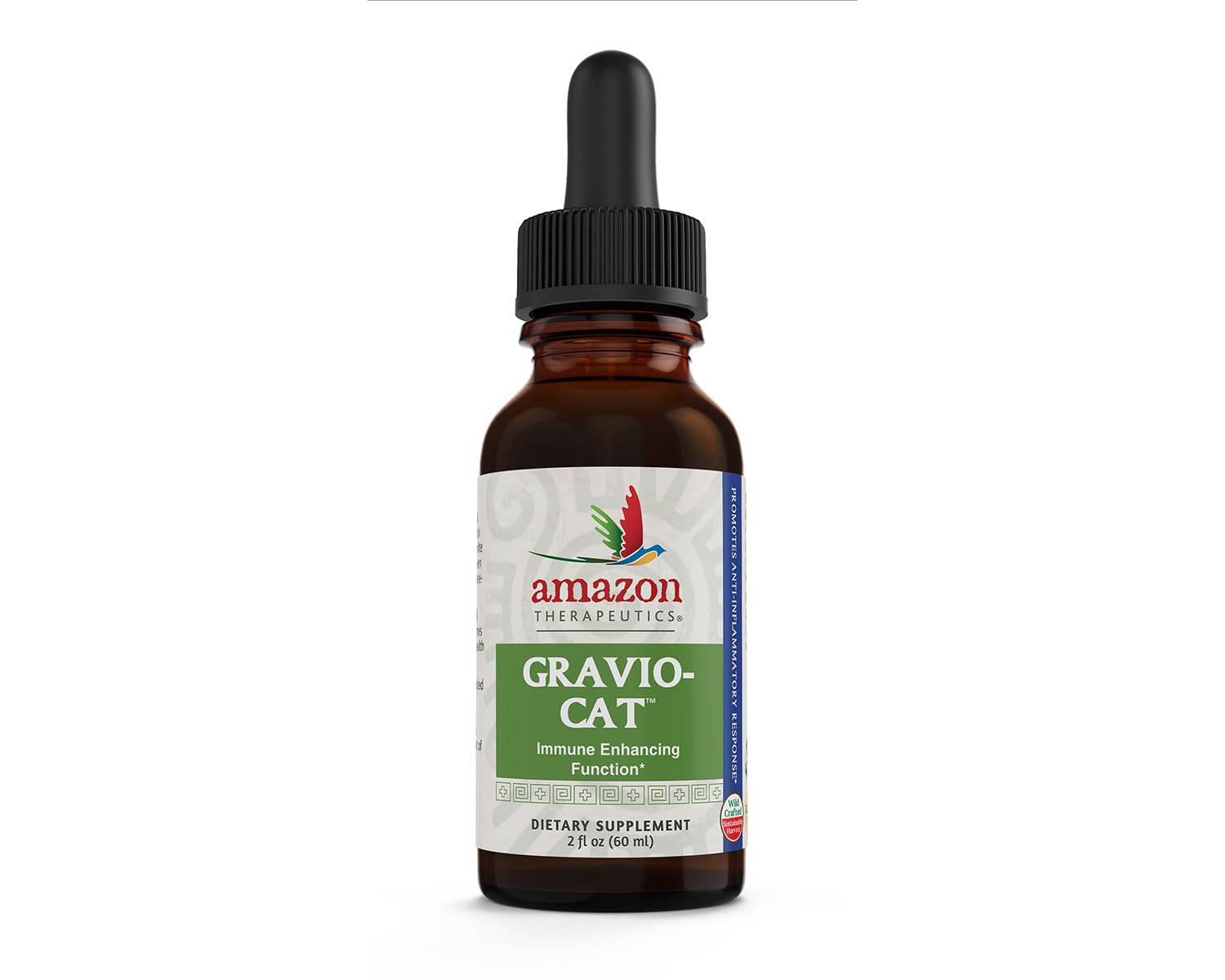 Gravio Cat 2oz Liquid - Cats Claw Tincture - Soursop Leaves - Guanabana Leaves - Cats Claw Liquid - Cats Claw Supplement - Amazon Therapeutic Laboratories