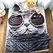 Produktbild FEE Store Blanket-Cat Star Animal Series-Polyester-Modern-Soft  Blankets-Home Nap Blanket-for Sofa Bed Outdoor-Walm-Kids Adults Children-170 * 235cm