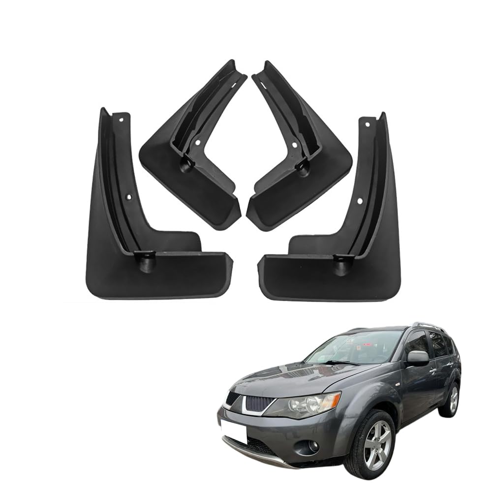 AMHVMU 4pcs Mud Flaps for Mitsubishi Outlander 3.0 2008-2013