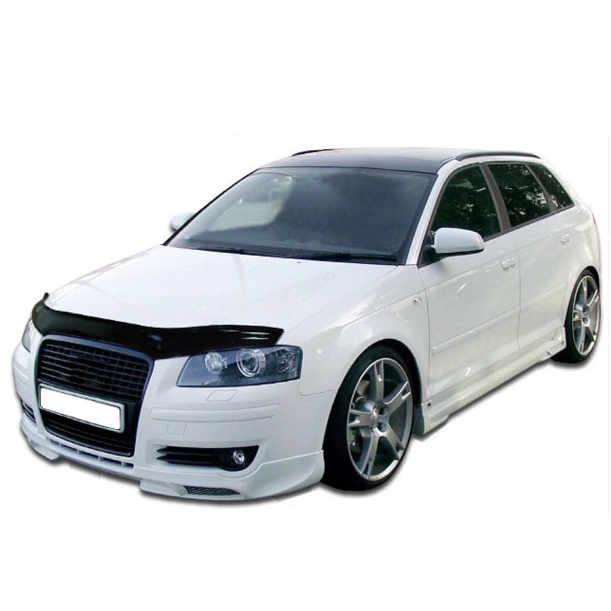 SCOUTT Bra de Capot Déflecteur de Protection pour Audi A3 8P 2005-2008, Aérodynamique, Assemblage Facile, Aucun Perçage Requis