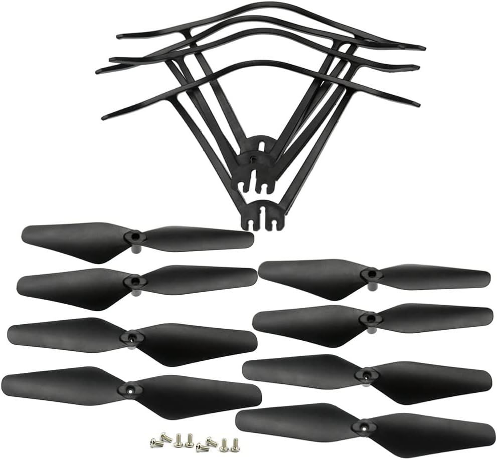 INLIMA Drone Accessories for FOLD LS11 Drone Spare Parts Kit Propellers Blades Protection Frame HJ28 Drone for Foldable Quadcopter Arms Motor Gears Replaceable Accessories (Color : Type0 Kit)