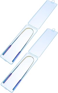 BUTIFULSIC 2 Conjuntos De Escova E Raspador De Língua DIY Raspador De Língua Raspador De Língua Colher Escovas De Língua De Metal Cuidados Limpador De Língua Raspar Sua Língua Removedor