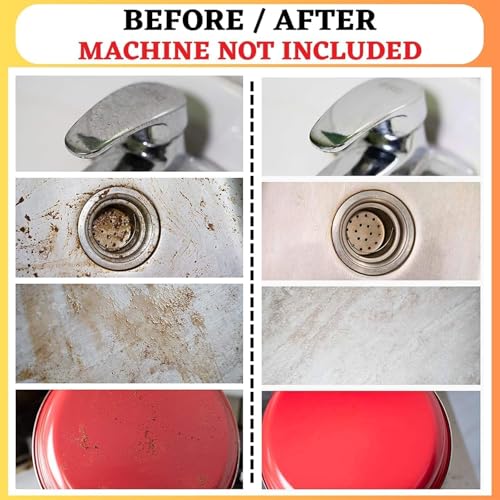 Image of Power Drill Scrubber Brush Kit for Bathroom, Tile & Grout Cleaning | Cleaning Brushes & Pads for Kitchen, Floor, Shower, Tub, Car | Attachment Set (Drill Not Included) (8PCS)