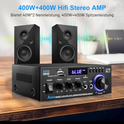 HiFi Verstärker - KKMOL Stereo Verstärker