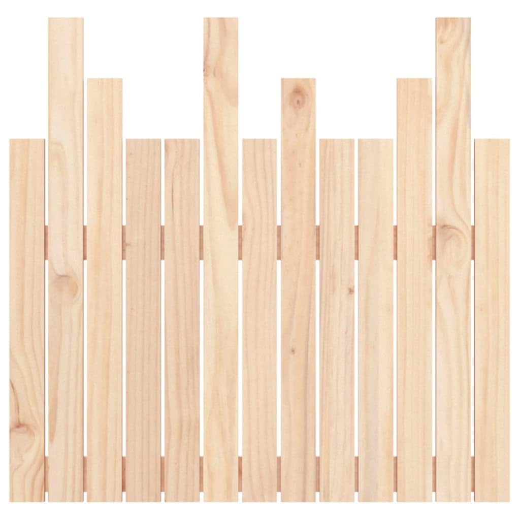 824803 Testiera da Parete 82,5x3x80 cm in Legno Massello di Pino Testata in Legno,Testata Letto Matrimoniale Muebles Dormitorio Spalliera Letto Testiere per Letto Matrimoniale