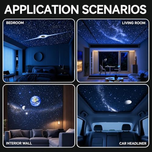 MITVISH ENTERPRISE MITVISH 2-in-1 Galaxy Projector Night Light with 6 - Image 6