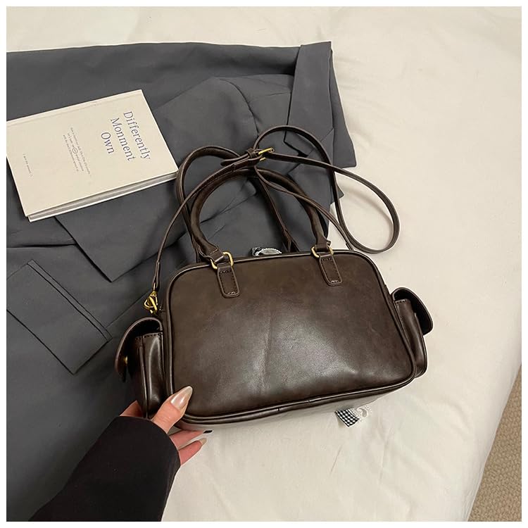 Crossbody Bag PU Leather Designer Handbag Multiple Pockets Satchel Bag for Women Work Shopping Travel2