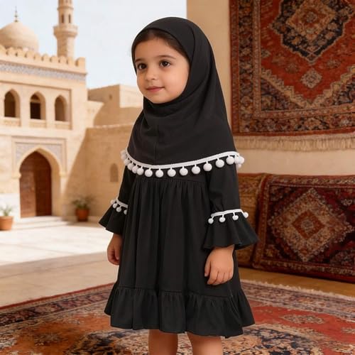 Vestido casual para niñas conjunto ideal para tardes de parque en primavera 3