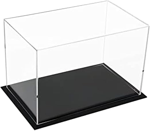 Clear Acrylic Display Case Box ,Versatile Collectibles Display Dustproof Showcase with Thickening Base,for Display Action Figures Home Storage Organizing Toys (18x8x12inxh/45x20x30cm)