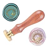 TAMAÑO ADECUADO: El producto consta de un mango de madera y una cabeza de latón, su longitud es de 83x22 mm, el tamaño de la cabeza de latón es de 7.5 mm y el tamaño del sello es de 25x14.5 mm.