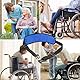 IKOPFLN Non-Slip Seat Belt Thick Chair Abdominal Area Adjustable Anti-Fall Slip with Buckle for Elderly Seniors (Blue)