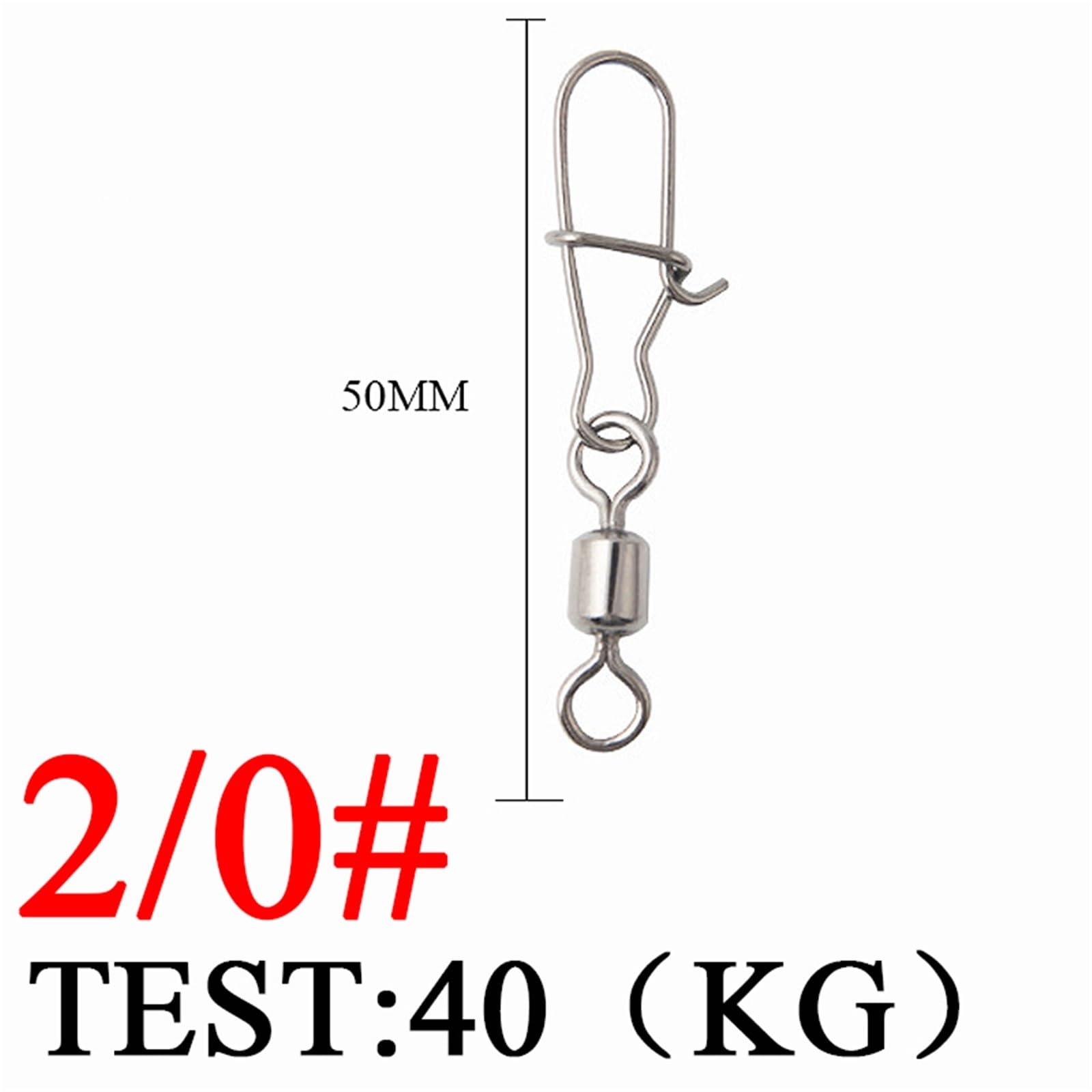 Wirbel Angeln 50/100PCS Angeln Stecker Pin Lager Roll Wirbel Edelstahl Snap Angelhaken Köder Tackle