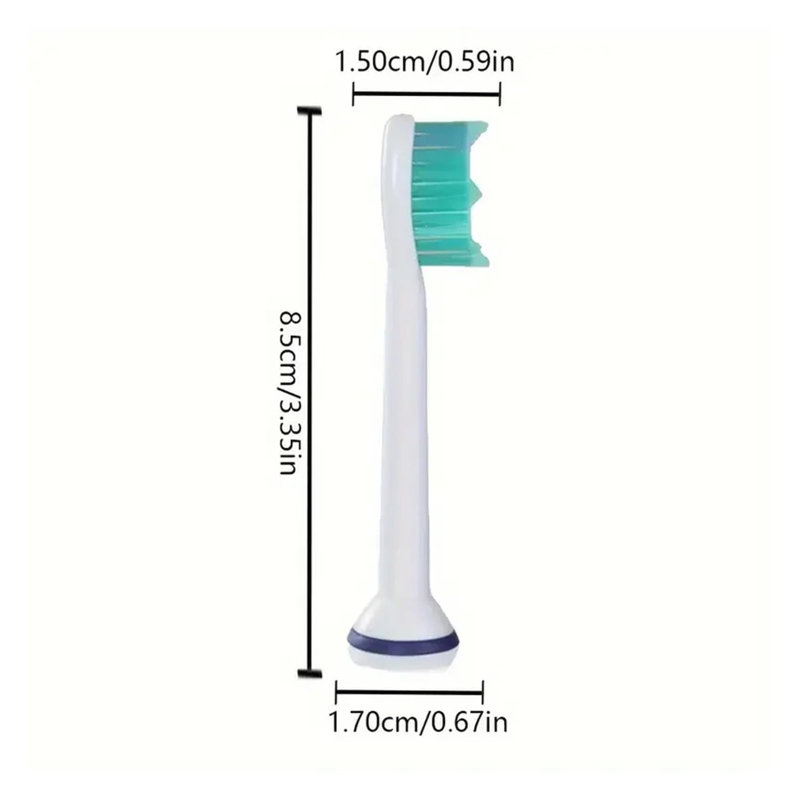 Bürstenköpfe, kompatibel mit Philips, 1100 2100 4100 4300 | Kunststoff-Bürstenköpfe für Erwachsene zur täglichen Mundpflege und zum Wechsel(28pcs)