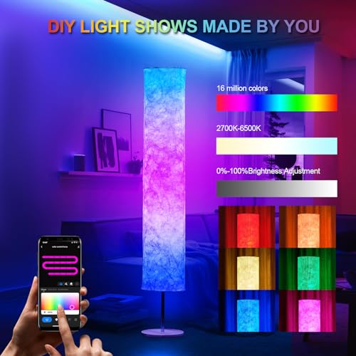 Lámpara De Pie RGB que transforma tus emociones en luz y color 7