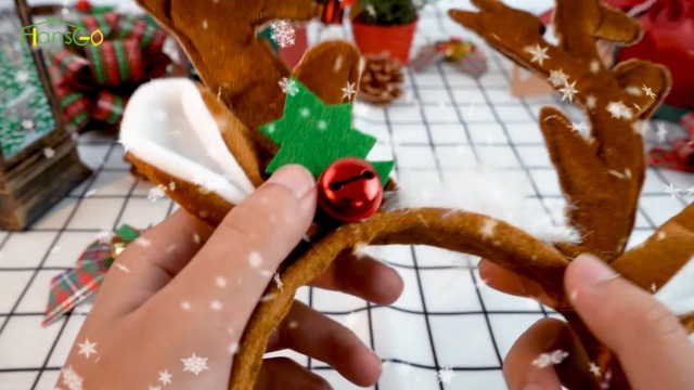 Serre-Tête Bois de Cerf, Serre-Tête pour Filles Noël Bois de Cerf Rouge Serre-Tête pour Filles et Enfants Accessoires Cheveux Mignons Accessoires Cheveux Adultes