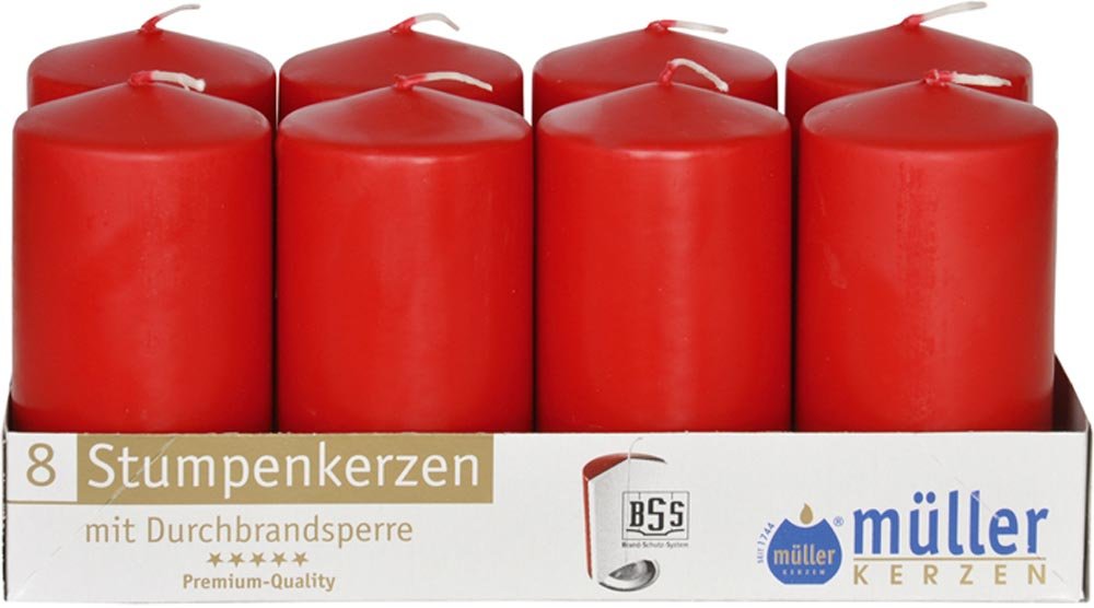 Buy tro 48Pillar Candle 120 x 60 CM Red / Crimson, SelfExtinguishing