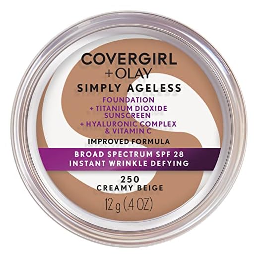COVERGIRL & Olay Simply Ageless Instant Wrinkle-Defying Foundation, Creamy Beige