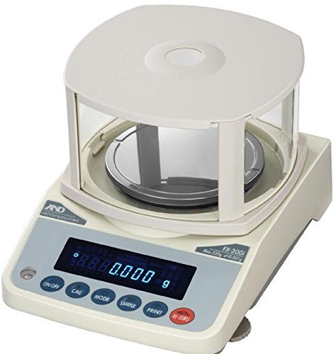 A&D FX-300i FX-Series Precision Lab Balance, Compact Scale 320gX0.001g,Draft Shield,New