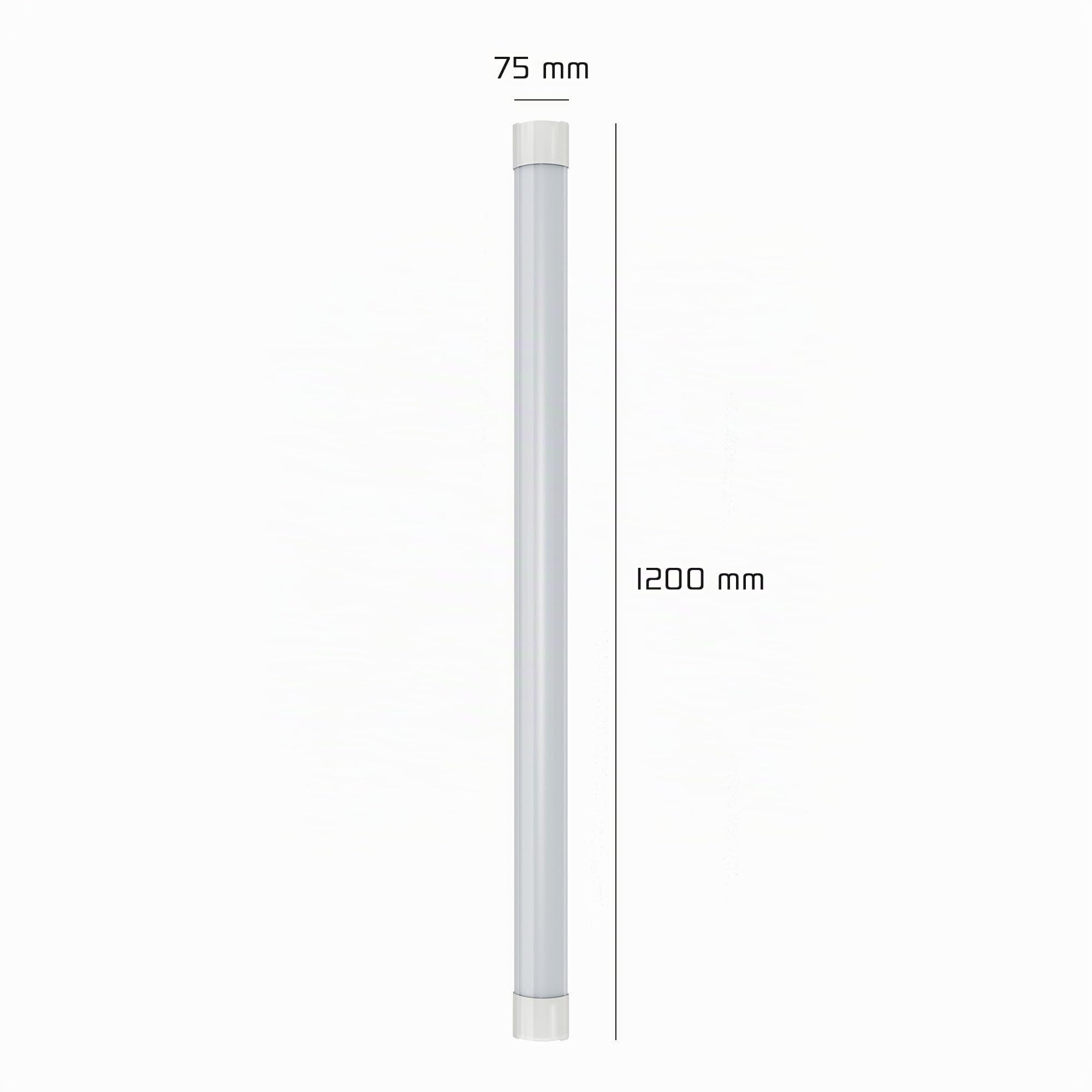 Ledvion - 10er set, Feuchtraumleuchte LED, 120cm, IP20, 30W, 120 lm/W, Neutralweiss, 4000K, Koppelbar, kellerleuchte, deckenleuchte, garagenbeleuchtung, werkstattbeleuchtung