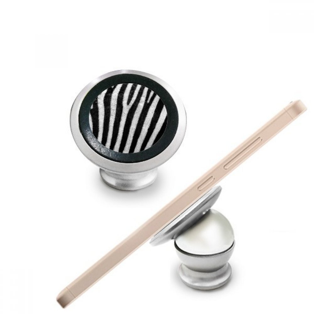 Ｚebra Ｆeather Ａbstract Ｄesign Magnetic Phone Mount Car Dashboard Holder for Cell Phone 360 Degree Rotation Gift