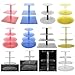 5 Tiers Round Cupcakes Stands - Holders, Clear Wedding Cakes Stand, Large Pastry Cupcake Tower Stand for 50 60 Cupcakes, Cupcake Tree, Cupcake Display DYCacrlic(Unique Bubble Party Decorations)